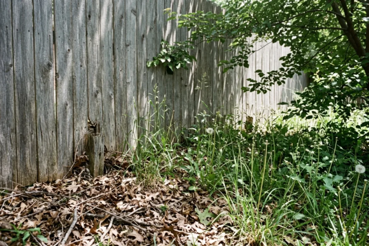 Chiggers in Texas Yards, What They Are and Where They Wait 11 Tall grass and leaf litter at the shaded edge of a Texas back yard, where chiggers wait